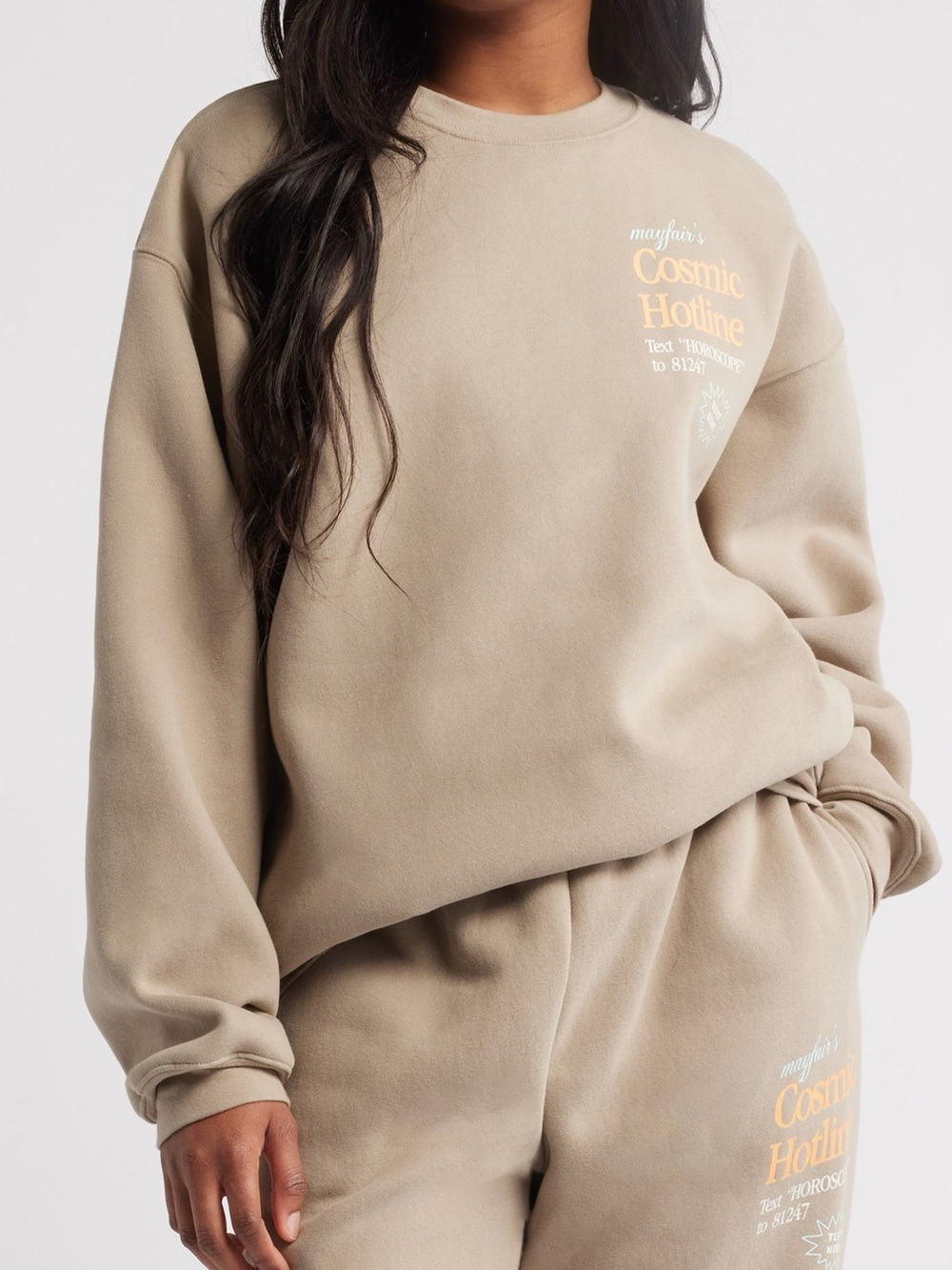The Mayfair Group Cosmic Hotline Crewneck Sweatshirt Size M/L